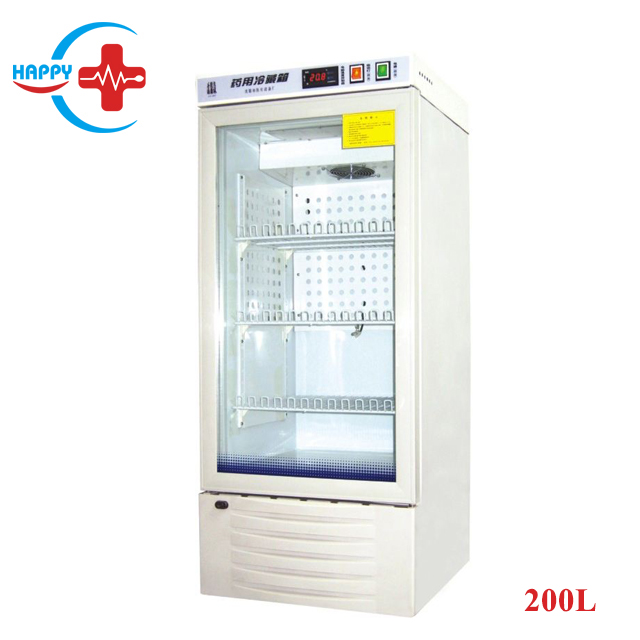 HC-P001A большой емкости медицинский 200L 2-8 по Цельсию больницы/лаборатории фармацевтический холодильник с 4 стеклянной дверью