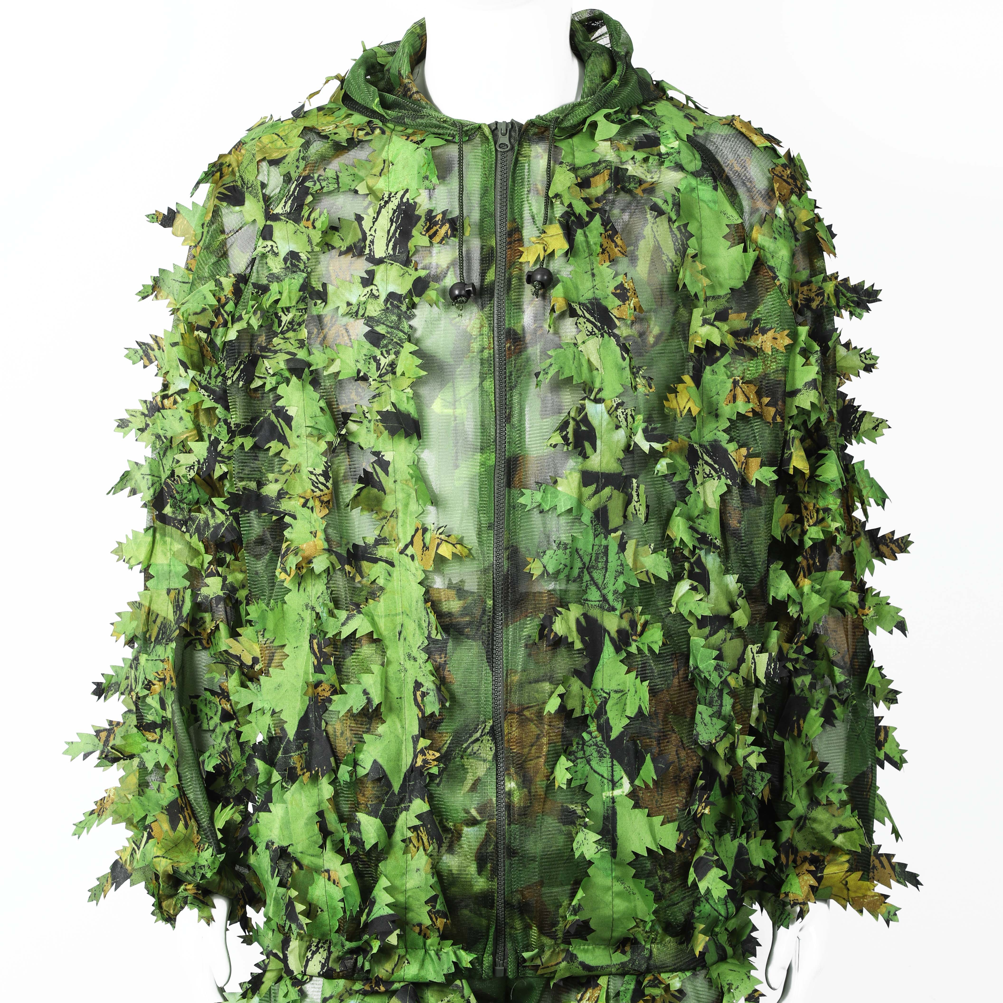 hunting waterproof camouflage protective raincoat