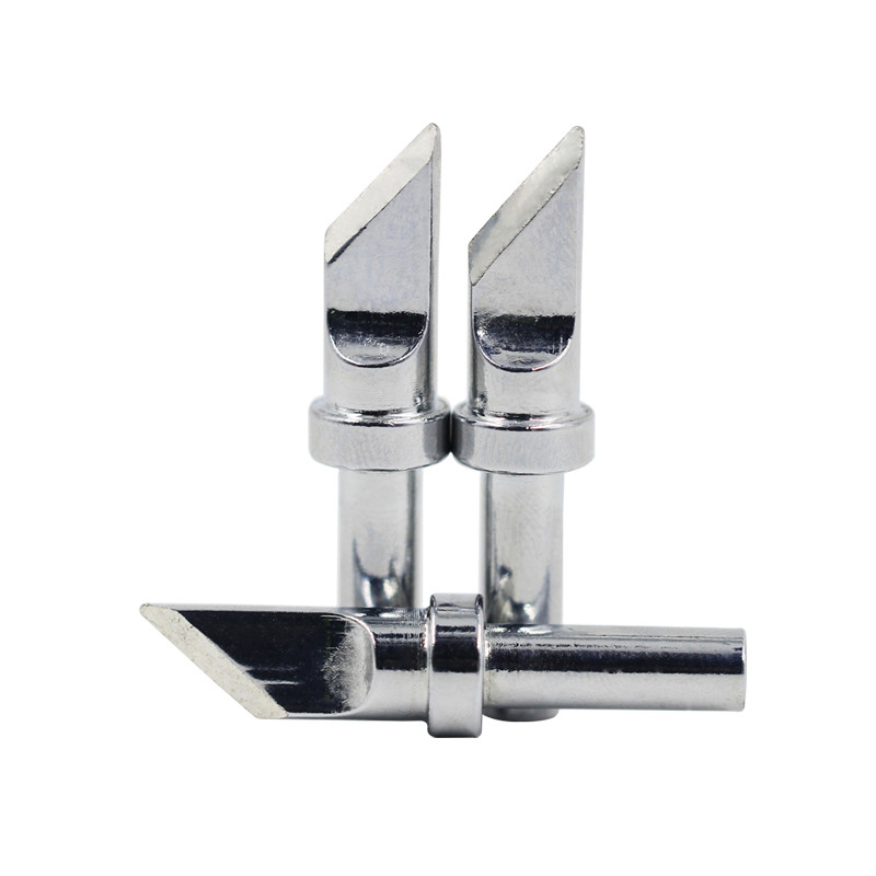500 Series YS-500-K Promotional Silvery And Shiny Oxygen-free Copper Soldering Point Shape Soldering Iron Tips