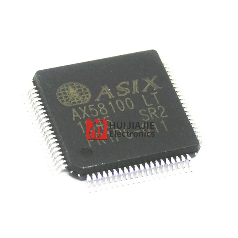 AX58100LT LQFP80 чип управления slave Ethernet, новые и оригинальные интегральные схемы, электронные компоненты в наличии