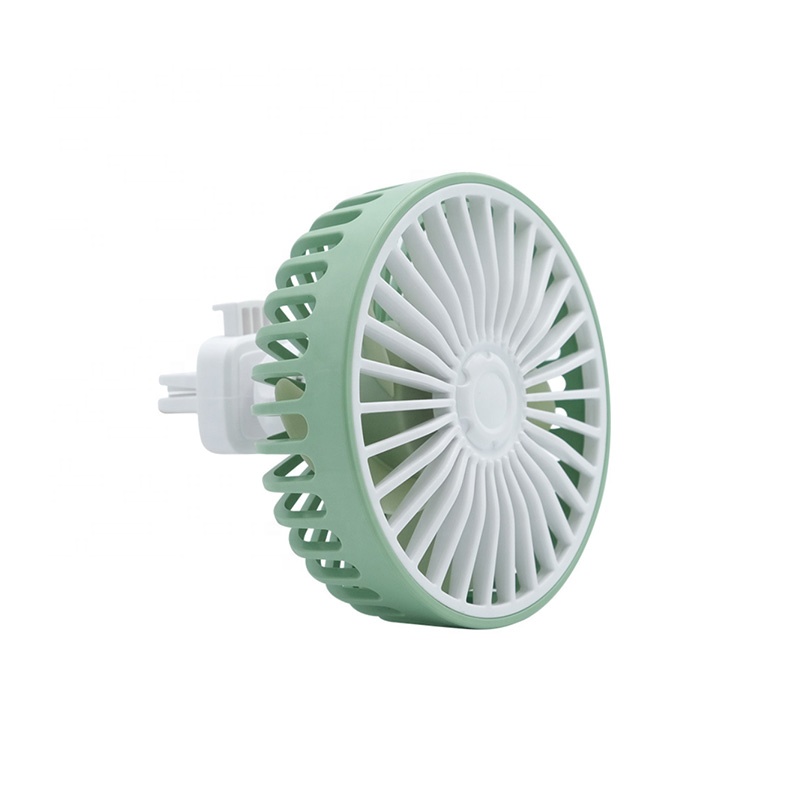 Hot list cute and fresh car USB air conditioning air outlet balm creative small fan with RGB lighting