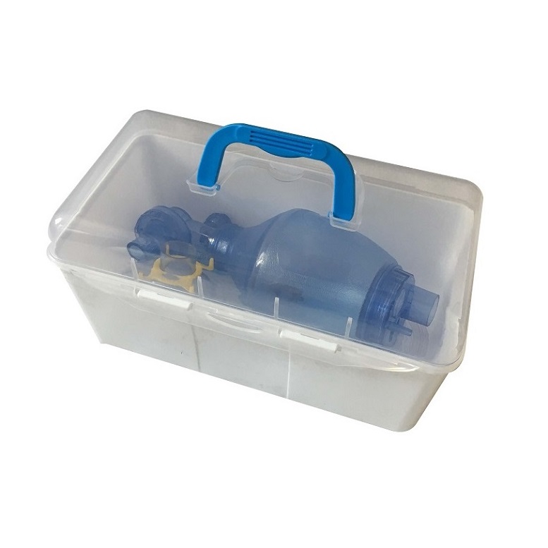 Ручной силиконовый легкий аварийный реаниматор ambu bag