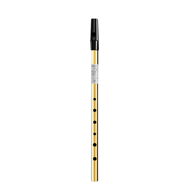 Brass Irish Whistle Flute C/D key Ireland Flute Tin Whistle 6 Hole Flute Musical Instrument