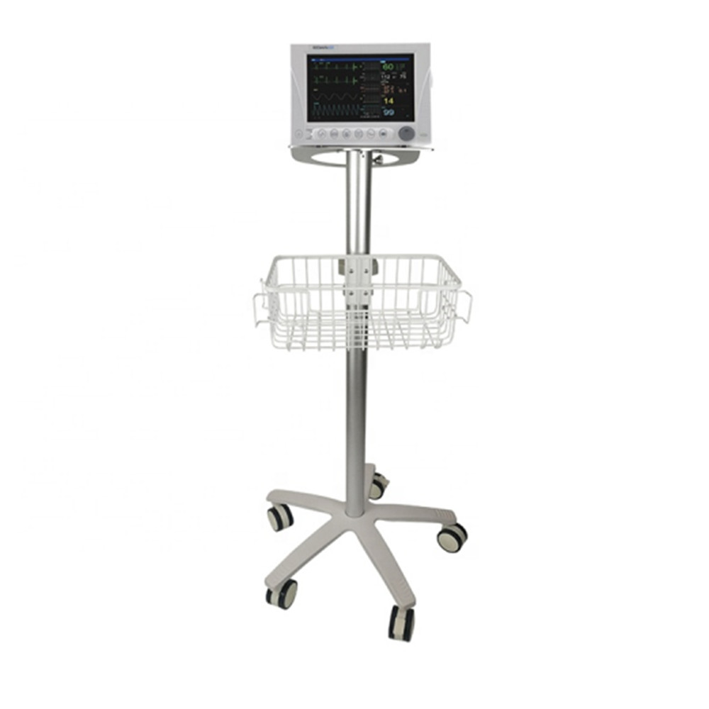 New Design Mute Wheels Medical Equipment Monitor Tv Cart Supporter For Medical Cart