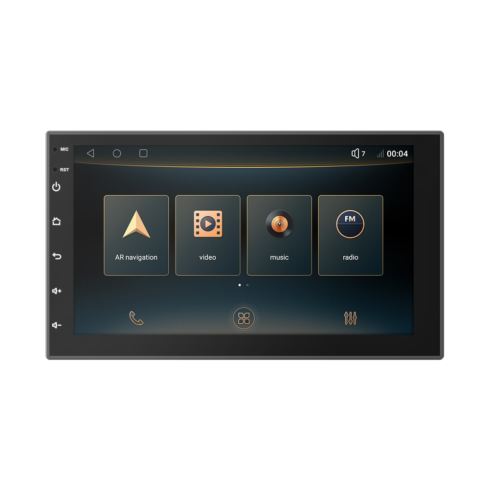 2 Din Восьмиядерный Радио Стерео 7 дюймов Gps навигатор плеер с 4G 3G CarPlay Android авто функция видео для автомобиля