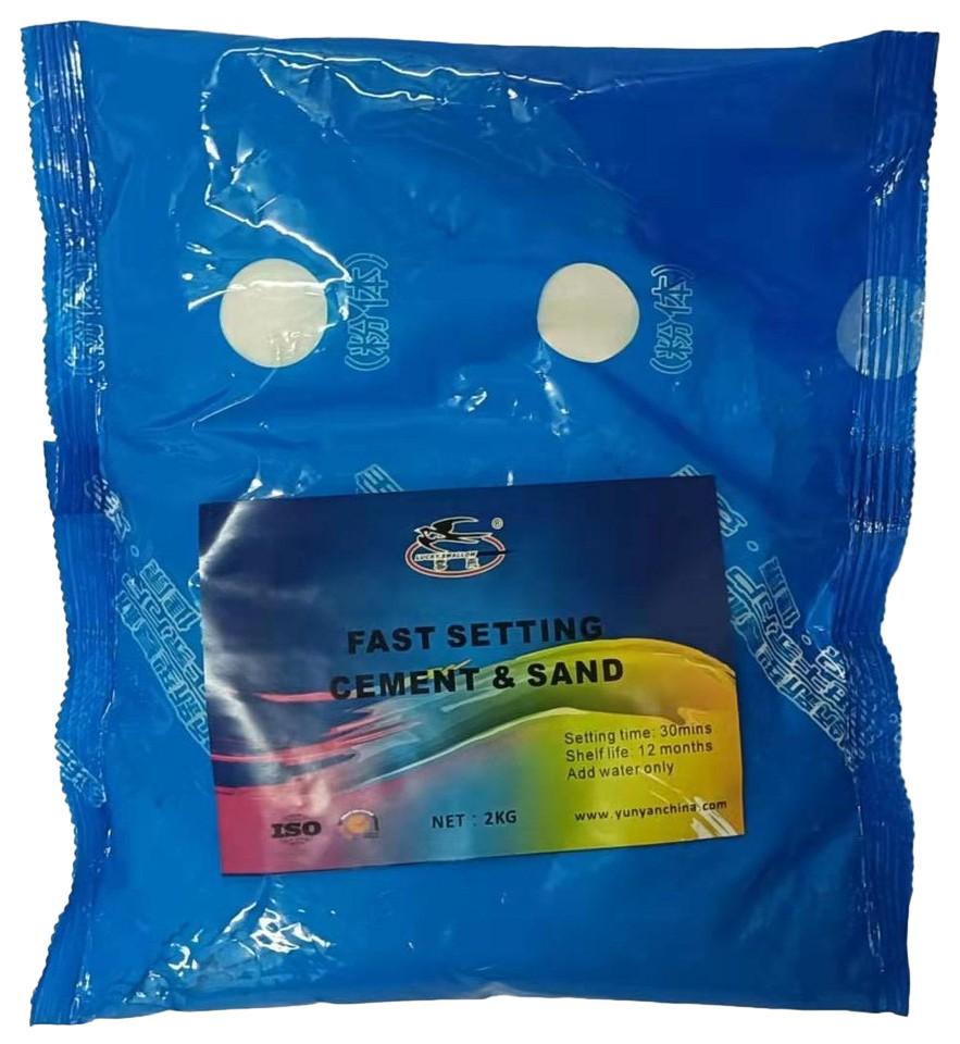Modern Quick-Setting Cement & Sand Mortar for Construction Water Stop & Repair Materials in Powder Appearance