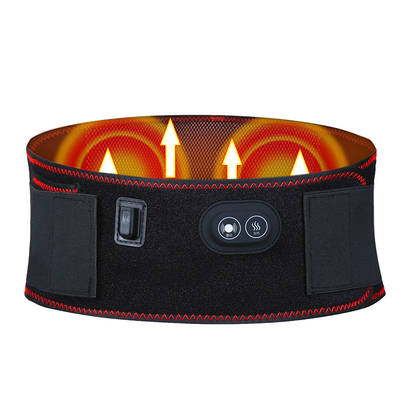 2021 New Electric Heating Belt Waist Support Belt Brace Warmer Band Pain Relief Rechargeable Thermal Heating Pad