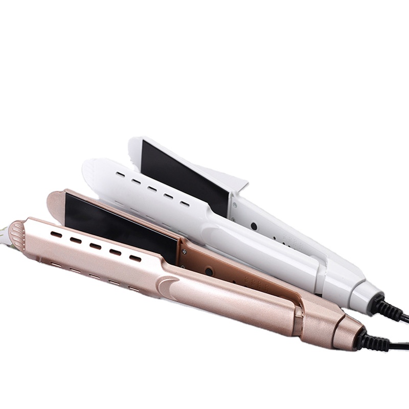 Wholesale Professional Steam Hair Flat Iron Salon Home 50W Ceramic Tourmaline Vapor Steam Ionic Hair Straightener Dual Voltage