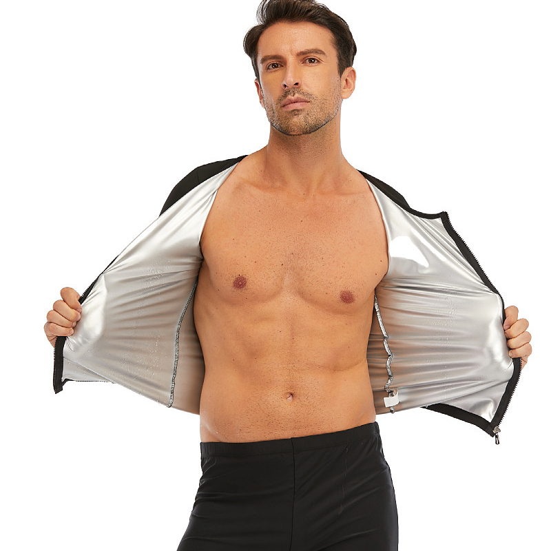 Men's Short-Sleeved Sports Fitness Body Shaping Men's Vest For Abdomen Tight Yoga Wear Corset Men's Shapers Hot