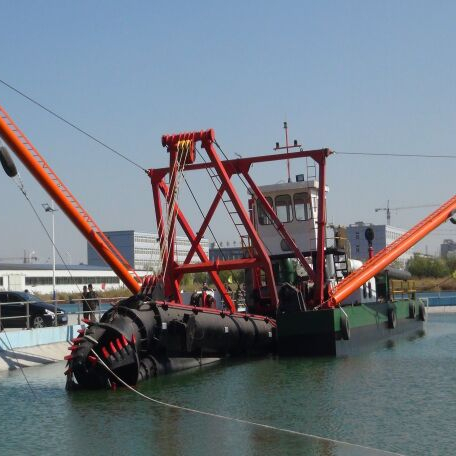 River sand dredging ship cutter suction sand dredger vessel
