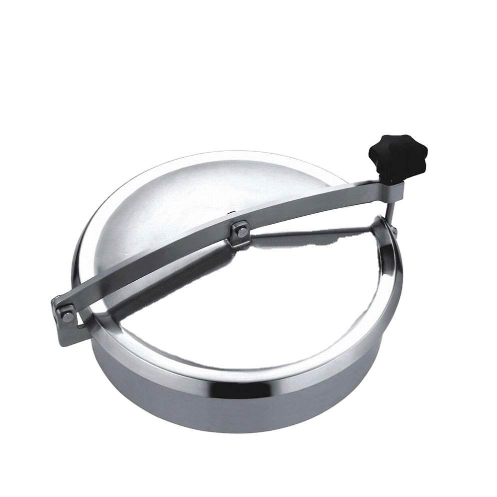 jingyu SS304/SS316L Sanitary Grade Oval Manhole Cover Tank Manway Door Manway