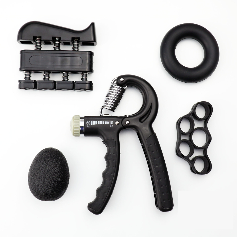 Hand Griper Set Workout Equipment Adjusting Hand Grips Gripper Ball Finger Trainer Grip Ring Finger Stretcher Strengthener Set