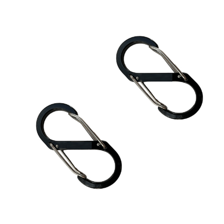 Custom Small Metal Carabiner Stainless Steel and Brass Plain Finish for Bags-OEM Model