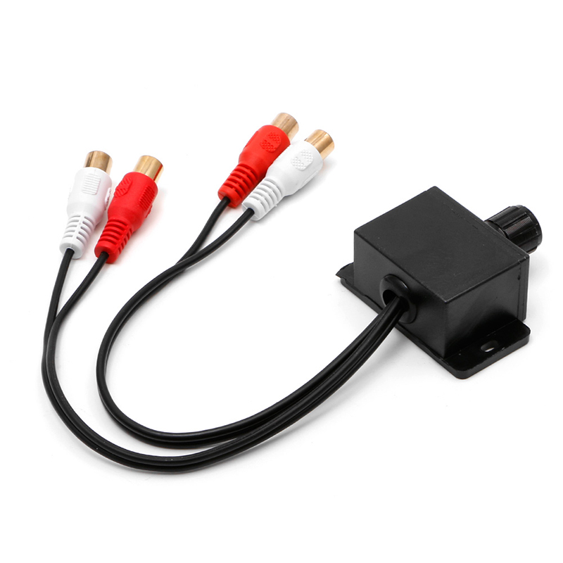 One-Stop сервис, автомобильный аудио усилитель басов RCA 2RCA уровень дистанционного регулятор громкости LC-1 FBA отправки бесплатный сканер штрих-кодов