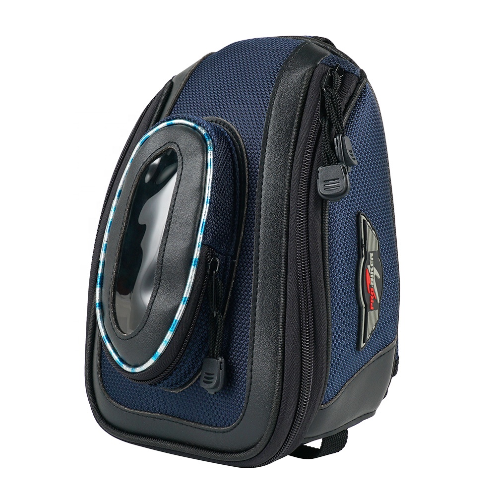High Capacity 27cm*19cm*21cm Waterproof Black Motorbike Motor Oil Fuel Tank Bag