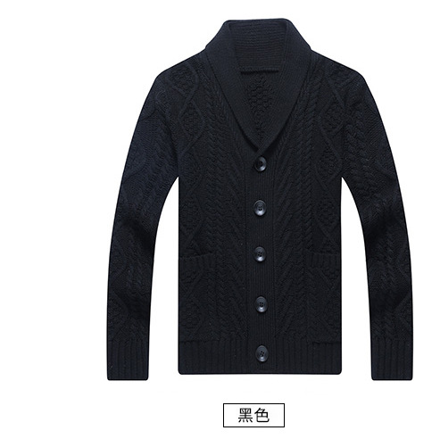 Fashion design fall winter autumn warm breathable knitted coat mens cardigan sweater for men