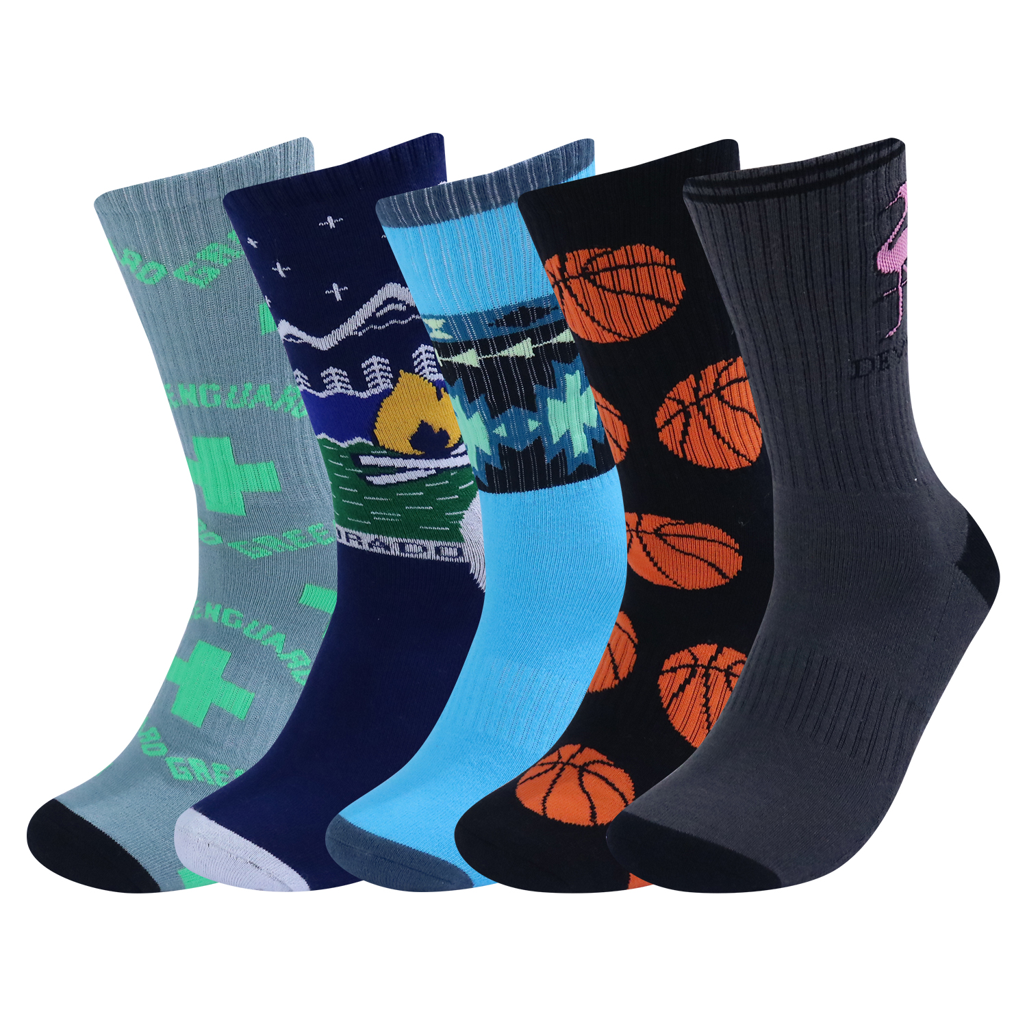 Performance Compression cheap sport socks Custom Logo Socks Cotton Jacquard Tube design own socks