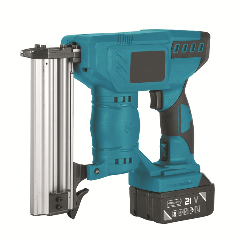 Nail gun convenient to carry, battery powered electrical nail gun, homeuse headless pin nailer gun