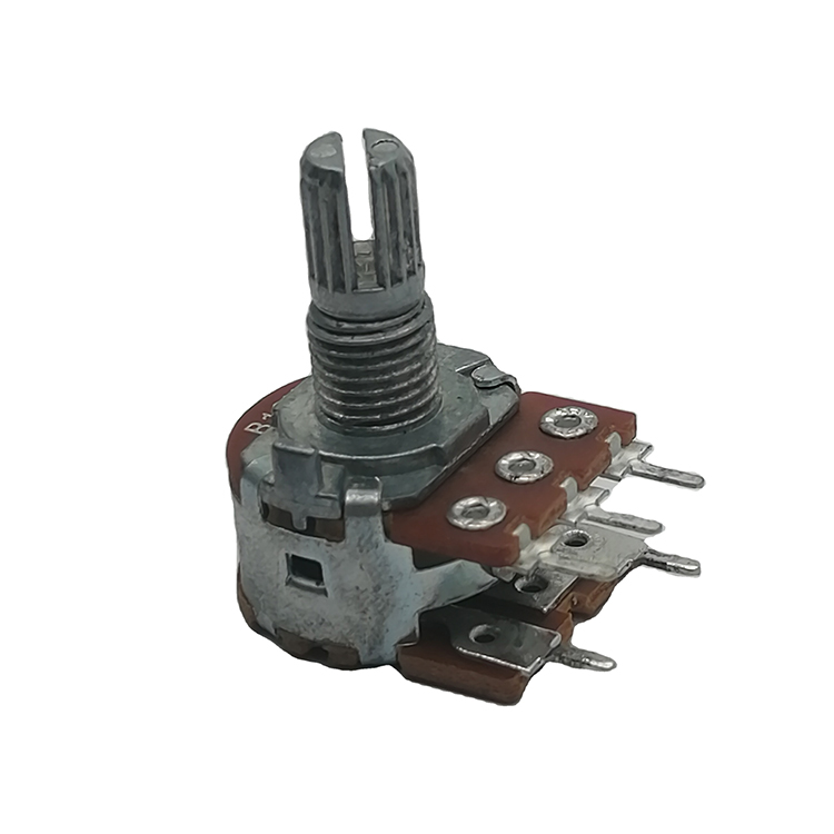 5 Pins Potentiometer16mm B5k 10k 20k поворотный потенциометр с выключателем