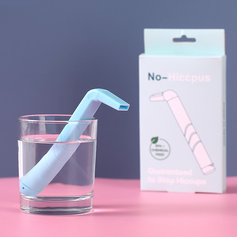 Amazon Hot Selling Stop Hiccup Plastics Straw Hiccup Cure
