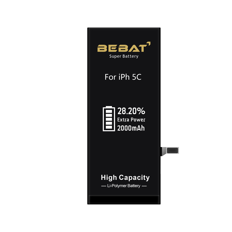 Hot selling high capacity 3.8v 2000mah battery for iphone 5c 100% new cell