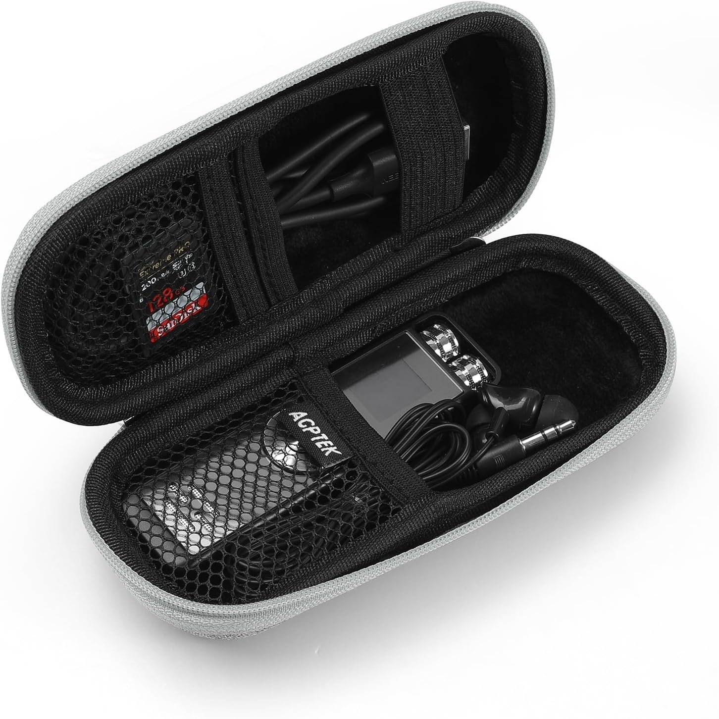 SIYOU wholesale dust proof hard sided electronic record carry case shockproof eva small case for digital voice recorder