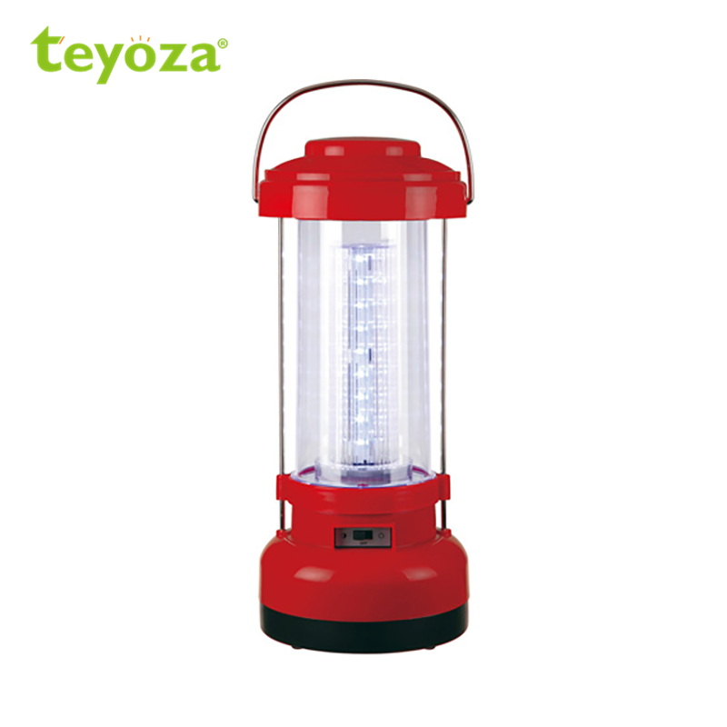 teyoza Factory Price Hot Portable Rechargeable Solar Camping Emergency Lantern With 64pcs led light