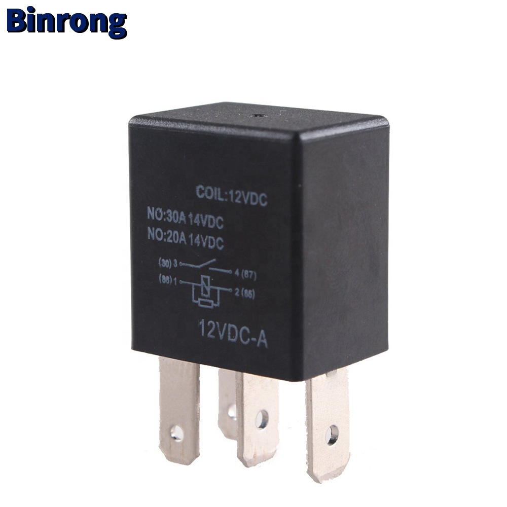 Для фиолетового авто реле 12V 30A 4pin