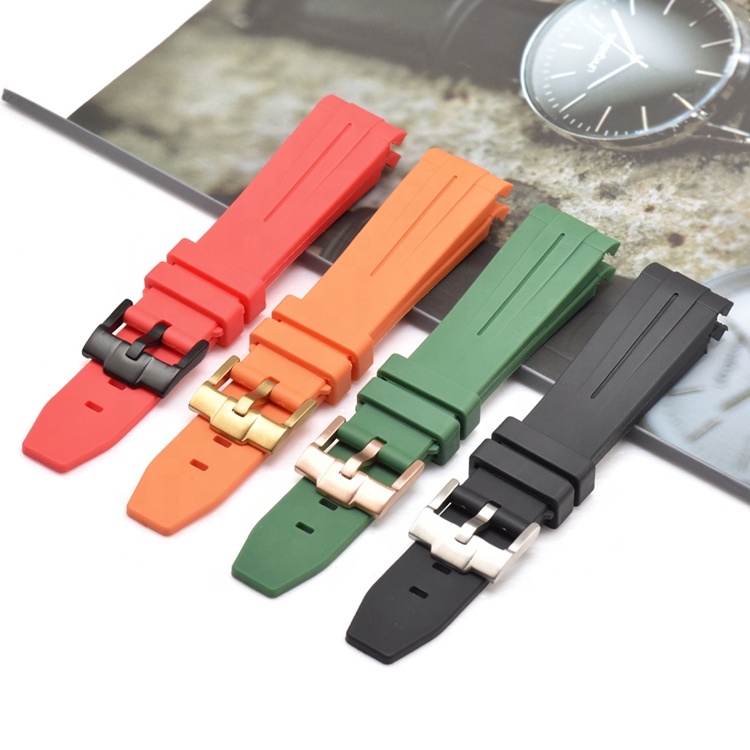 Silicone Watch Band для Omega Submariner, Curved End Diving Strap, Accessories, 20 мм, 21 мм, 22 мм