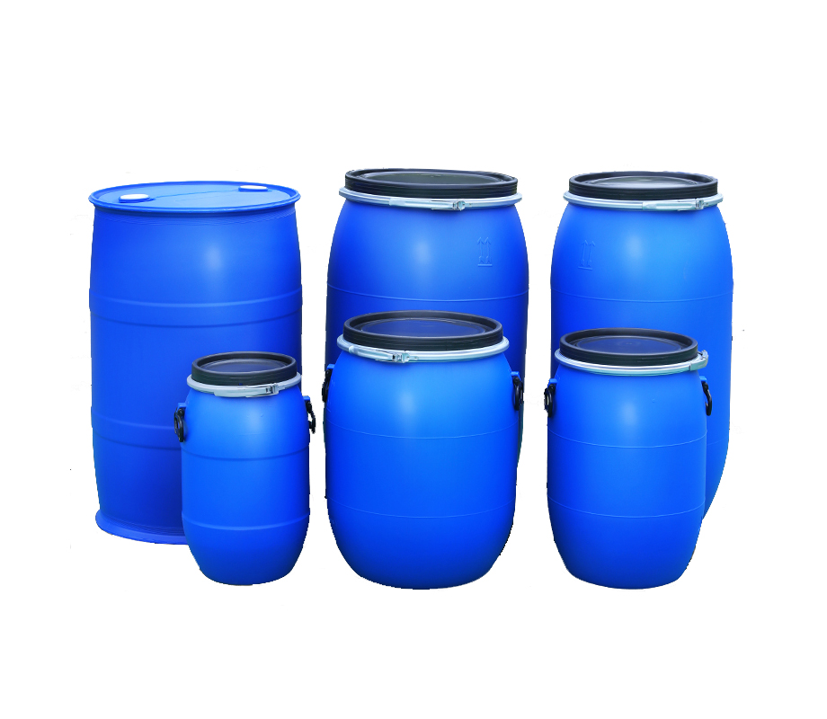 Пластиковый барабан HDPE, пластиковый контейнер 30 л 60 л 120 л 160 л 200 л