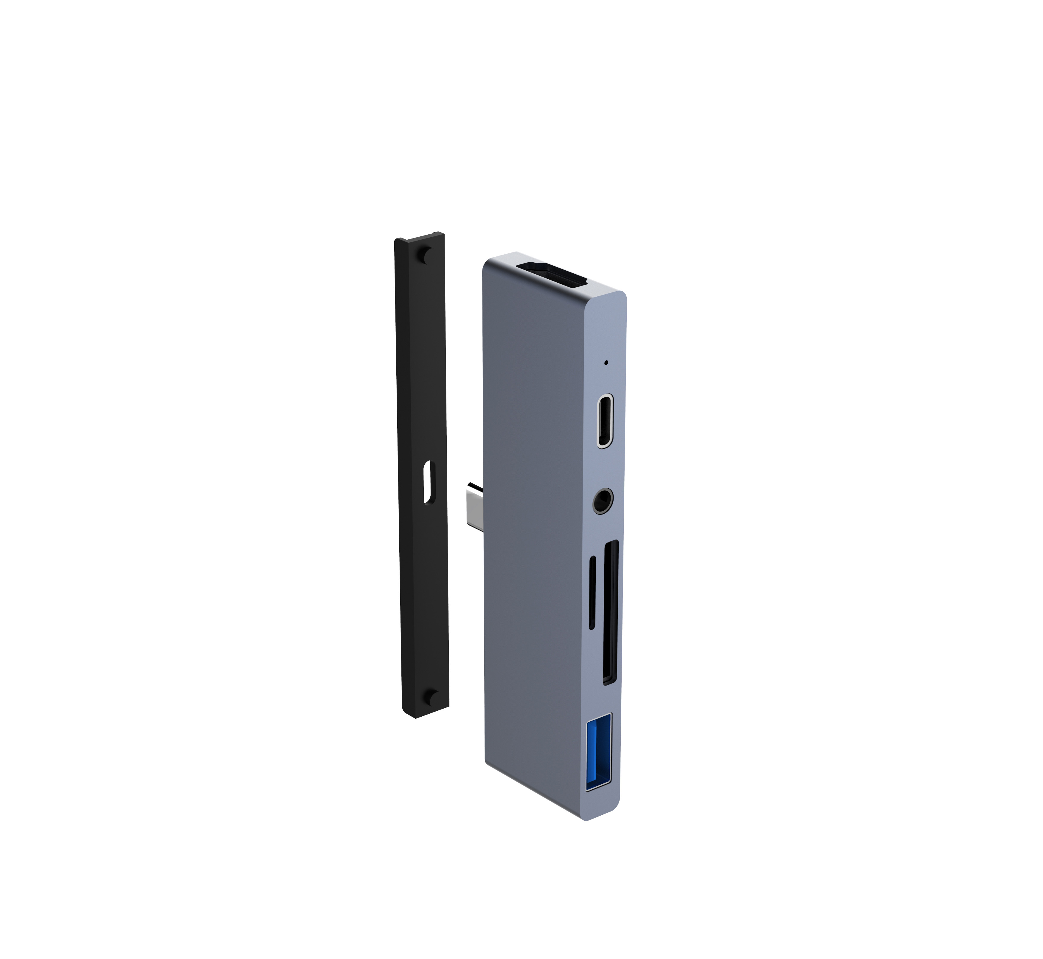 USB-концентратор Colorii IPC02, Тип c, до 3,5 мм, док-станция для ipad air 2020, ipad