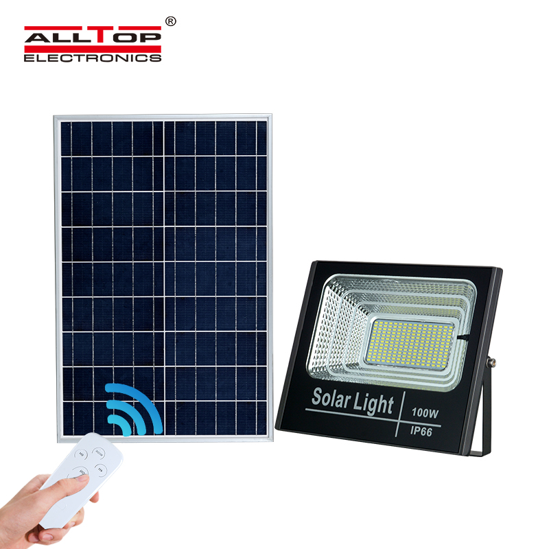ALLTOP заводская цена водонепроницаемое Ip66 bridgelux Наружное освещение smd 25 Вт 40 Вт 60 Вт 100 Вт светодиодное солнечное прожекторное освещение