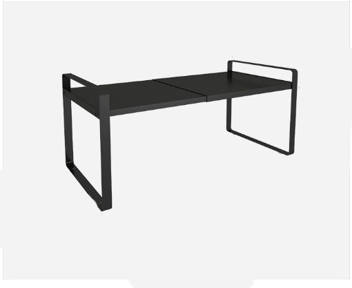 Retractable kitchen cabinets layered shelving desktop storage shelving