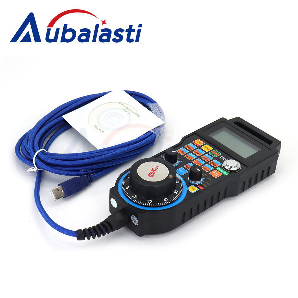 Aubalasti XHC LHB04B 4 оси Квадрокоптер с 6 осями и функциями Mach3 проводной MPG кулон руль числового программного управления для ЧПУ маршрут гравировальный станок
