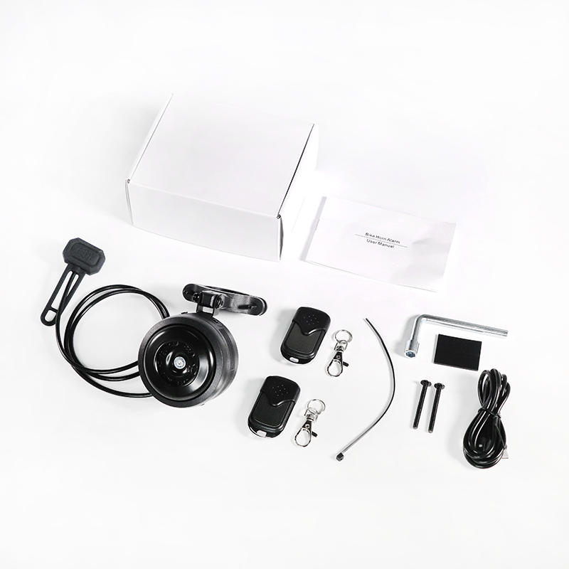 Fedog F119 Bike Ebike Electric Horn Alarm Electric Bell Loud Horn Bike Bell Two Remote Controller Scooter Horn Alarm