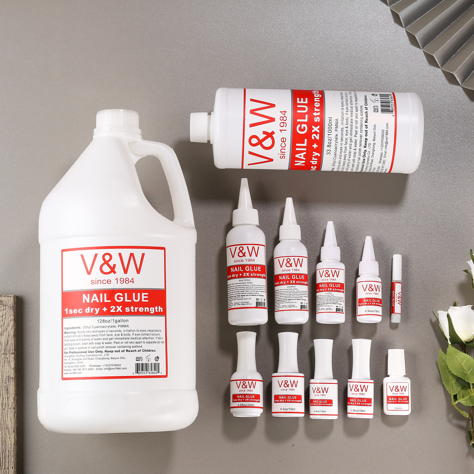 OEM Nail Glue for Acrylic Nails - Nail Glue for Press On Nails Adhesive Super Bond for Fake Nails Tips Long Lasting