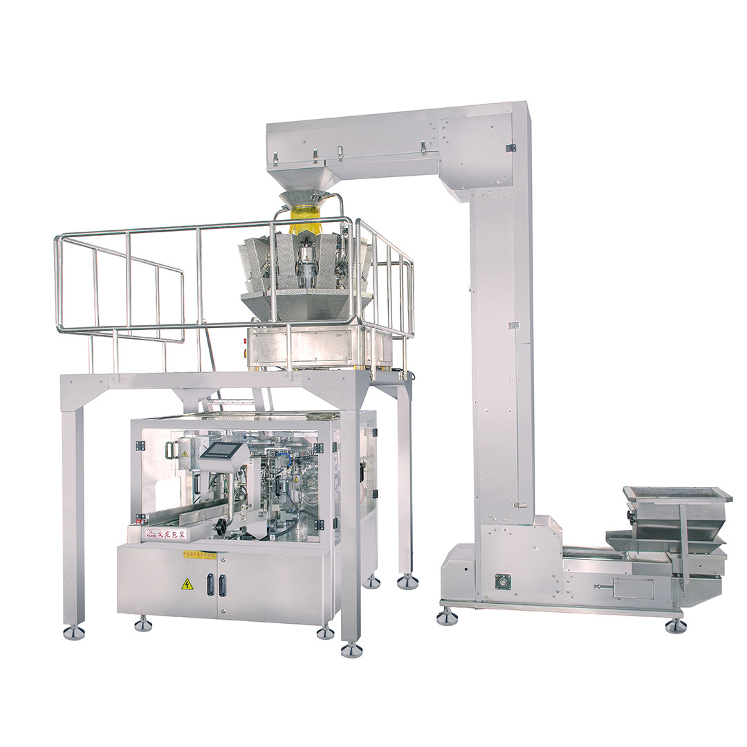 Peanut crisps cotton candy bar packing machine