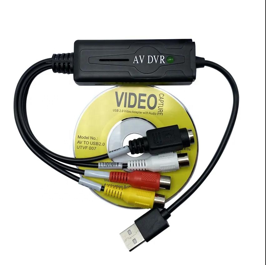 New AV DV Usb 2.0 External Video DVR Audio Adapter Usb Audio Capture