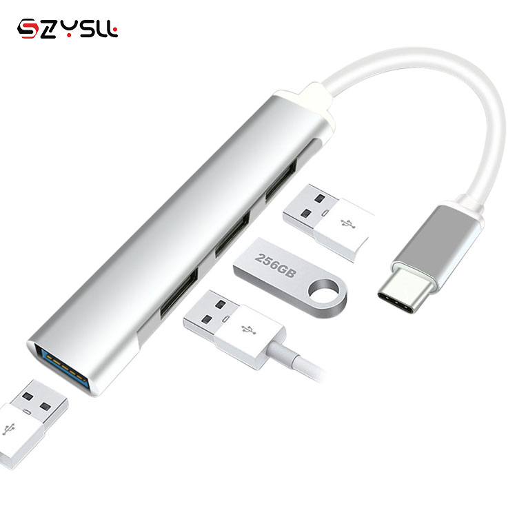 Кабель с разъемом USB типа c USB hub 3,0 2,0 4 порта 4 в 1 USB-C USB HUB
