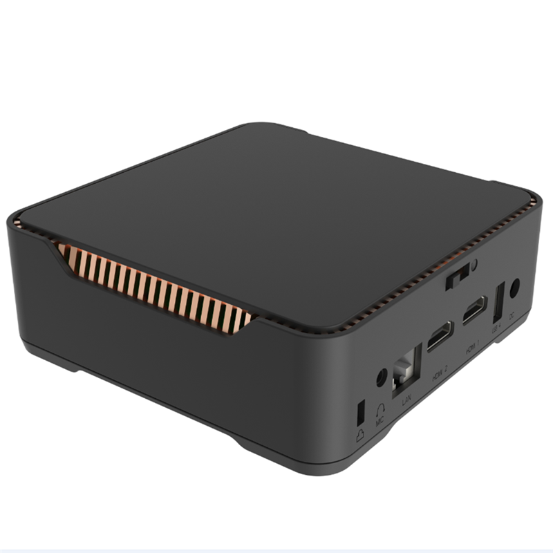 Настольный мини-компьютер AK3V Win 10 TV Box Intel Celeron J3455 8 Гб 128 ГБ 1,50 ГГц Быстрый Wi-Fi мини-ПК