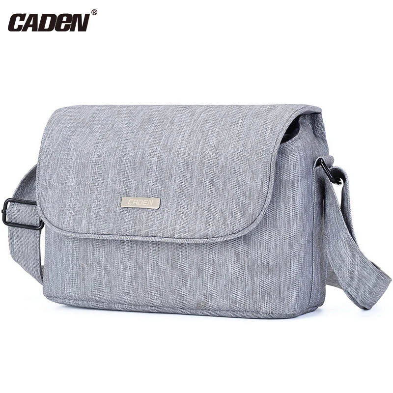 CADeN D16 branded men women custom lightweight small outdoor waterproof slr camera crossbody shoulder bag for photography