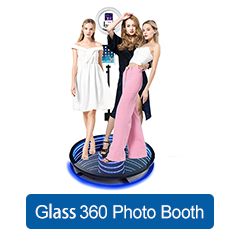 Chrome green curve shape fabric custom print 8x8ft  photo booth backdrop enclosure 360 photo booth backdrop with led lights