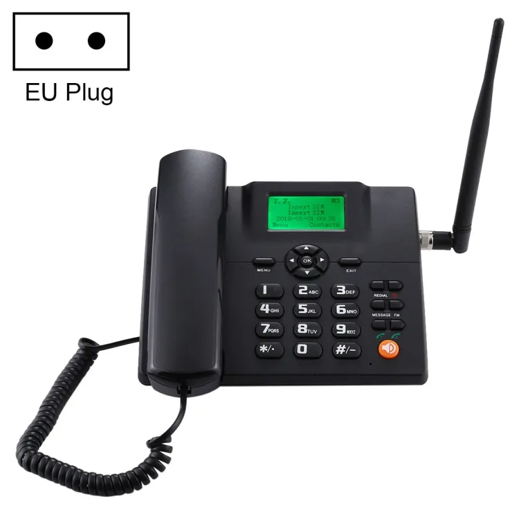 2,4 дюймовый TFT-экран ZT600S, фиксированный беспроводной GSM бизнес-телефон, четырехдиапазонный: GSM 850/900/1800/1900 МГц