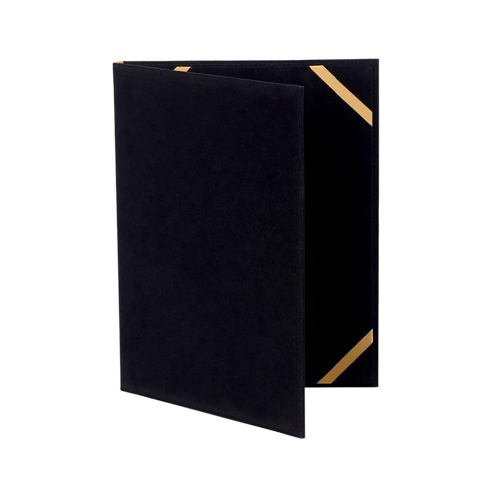 Black Velvet Certificate Holder Diploma Case Covers