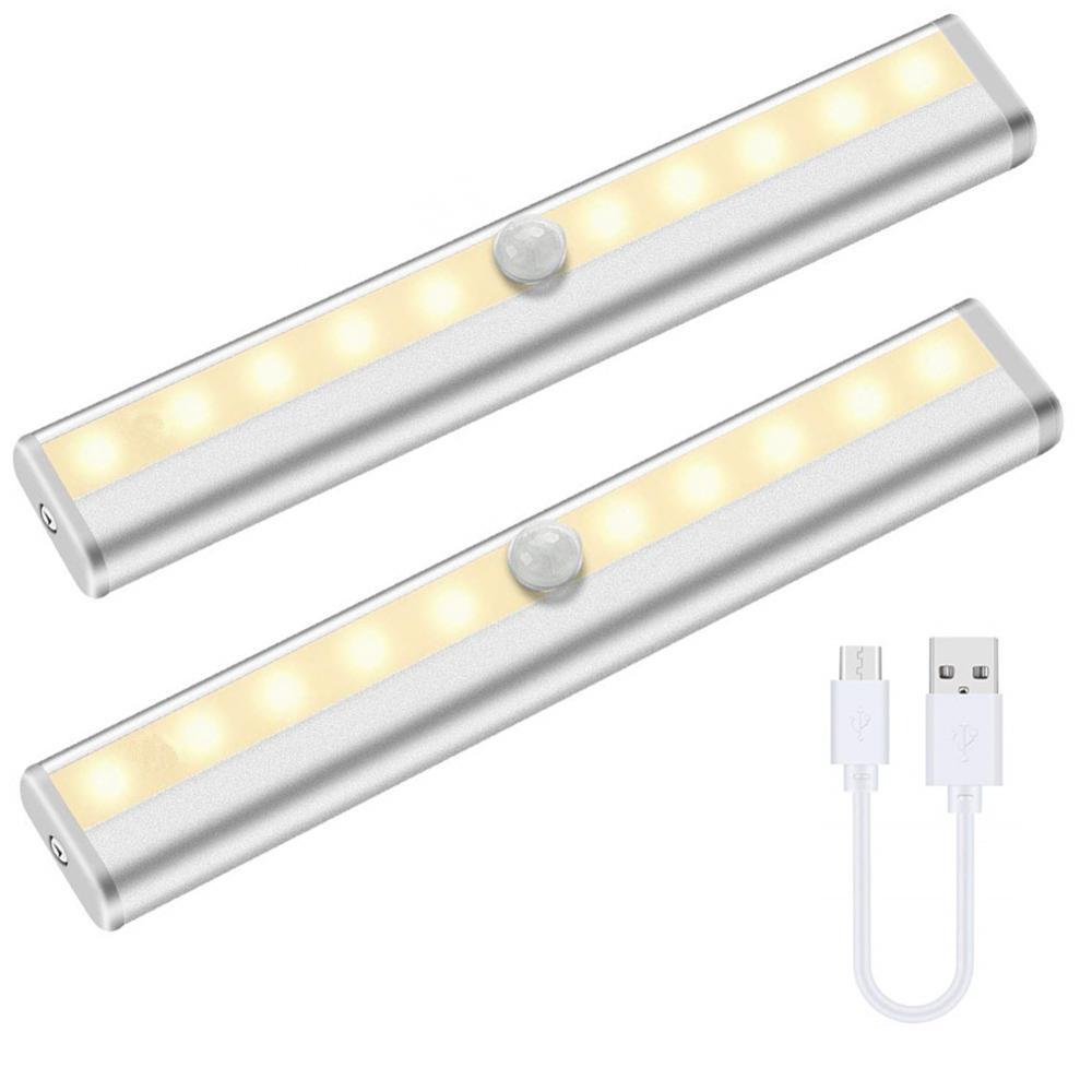 10 20 60 LED шкаф со световым датчиком для Аккумуляторный под кабинет ночник с датчиком движения беспроводной прочно держаться на поверхности и в любом месте