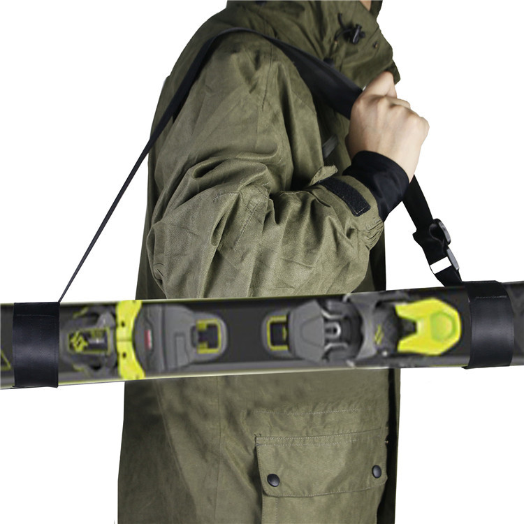 Custom Adjustable Carrying Shoulder Handle Belt Ski Carrier Strap for Snowboard