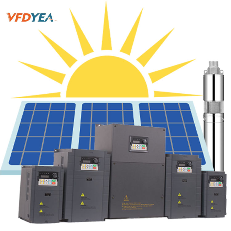 Vfdyea 3 фазы 7.5kw 380v Регулятор автоматического запуска со слежением за максимальной точкой мощности, функция солнечный инвертор водяного насоса для Солнечная ирригационная система для сельского хозяйства