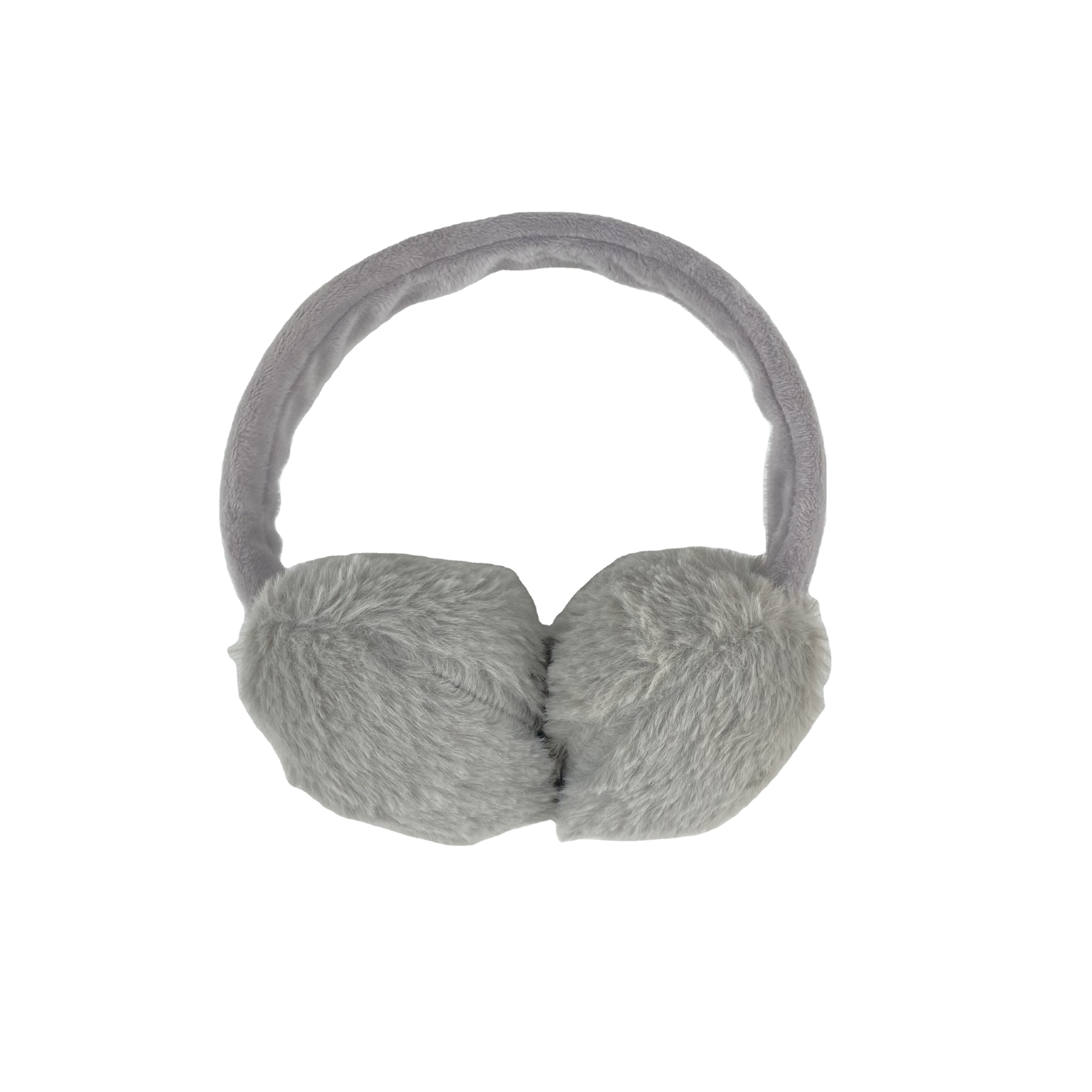 hot sale cute hamburger winter earmuffs foldable aoft women warm earmuffs