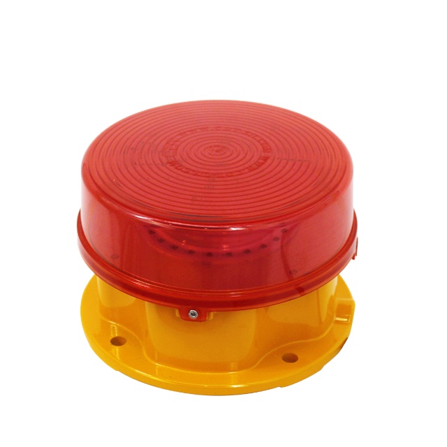 Telecom and Met Masts L-864 Flashing Red Beacon Obstruction Light 230VAC Infrared Medium Intensity LED Obstruction Light