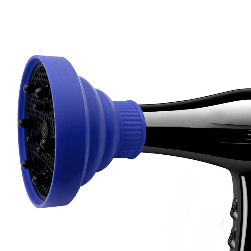 Wholesale Custom Collapsible Hair Dryer Diffuser Universal Silicone Floding Hair Diffuser Protect Curly Hair